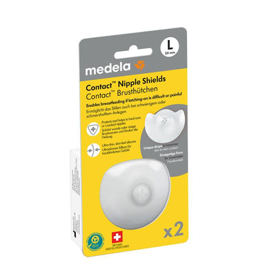 Medela Contact Nipple Shield Large (24mm) - Pack of 2