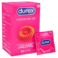 Durex Pleasure Me Ribbed Dotted Condoms 30 Pack