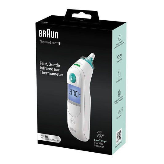 Braun Thermoscan 5 IRT 6030 - Accurate Ear Thermometer for All Ages - Auzzistore