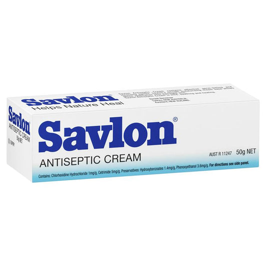 Savlon Antiseptic Cream 50g - Gentle Care for Cuts & Bites - Auzzistore