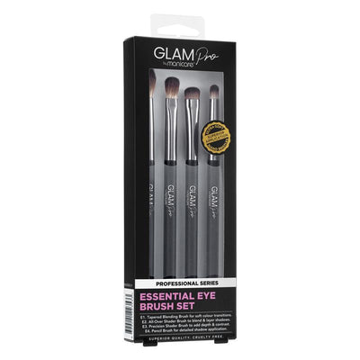 Glam By Manicare Pro Essential Eye Brush Set - Must-Have Tools