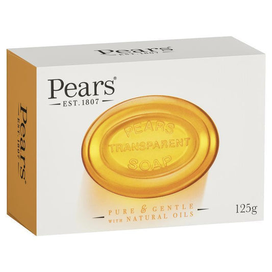 Pears Pure & Gentle Transparent Soap 125g – Natural Oils