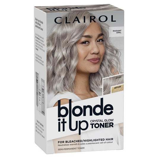 Clairol Blonde It Up Crystal Glow Semi Permanent Toner - Radiant Opal 135g