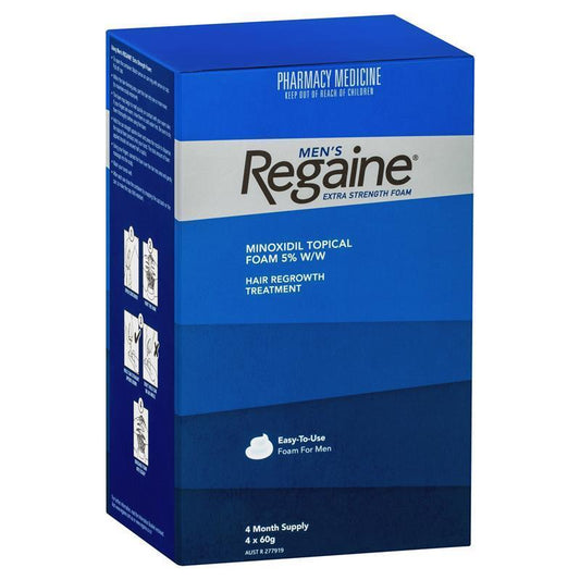 REGAINE Men's Extra Strength Foam - 4 Month Supply - Auzzistore