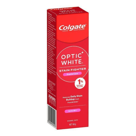 Colgate Optic White Stain Fighter Enamel Care 100g - Whiten and Protect