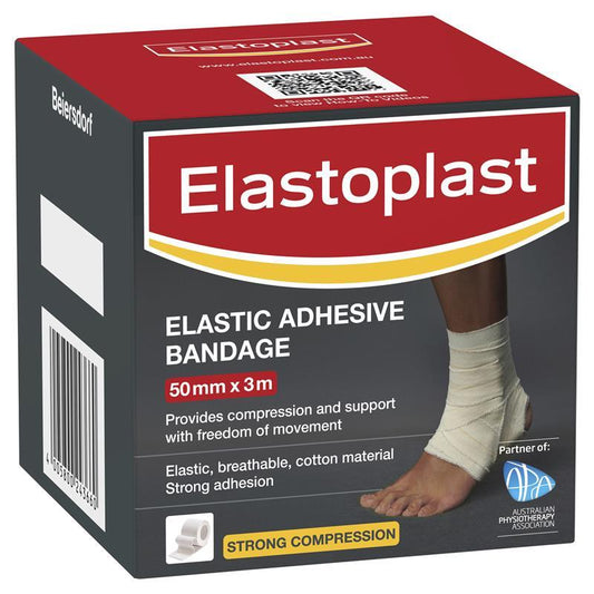 Elastoplast Sport Elastic Adhesive Bandage 50mm x 3m - Flexible Support-Auzzi Store