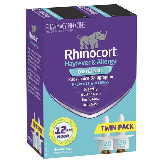 Rhinocort Hayfever Original - 32mcg, 240 Doses for Allergy Relief - Auzzi Store