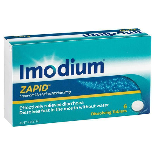 Imodium Zapid Diarrhoea Relief Tablets - 6 Pack-Auzzi Store