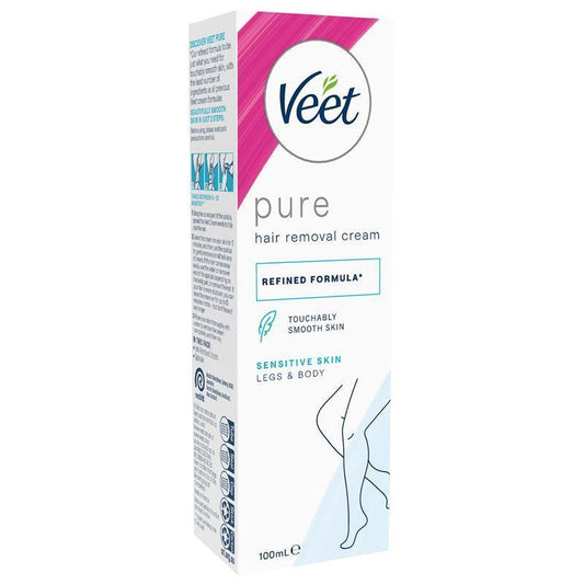 Veet Pure Hair Removal Cream for Sensitive Skin - 100ml-Auzzi Store