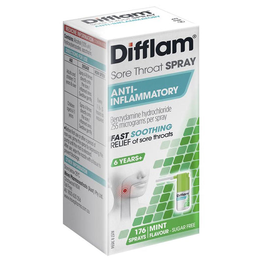 Difflam Sore Throat Spray 30ml - Fast Targeted Relief-Auzzi Store