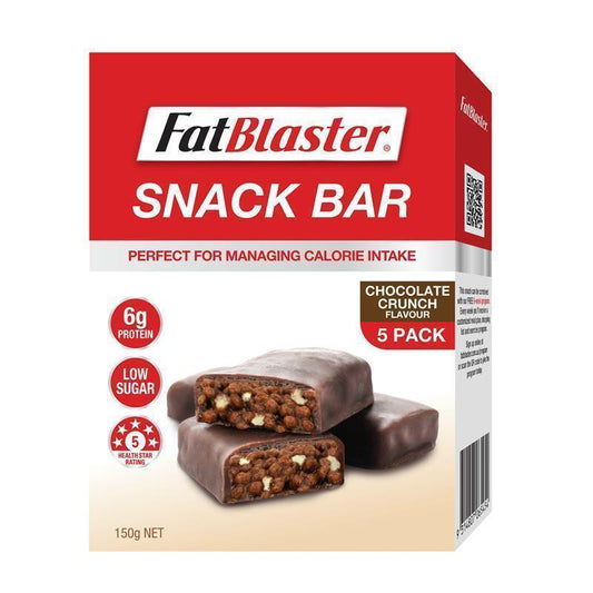 Naturopathica Fatblaster Chocolate Crunch Bar 5 x 30g - Guilt-Free Indulgence