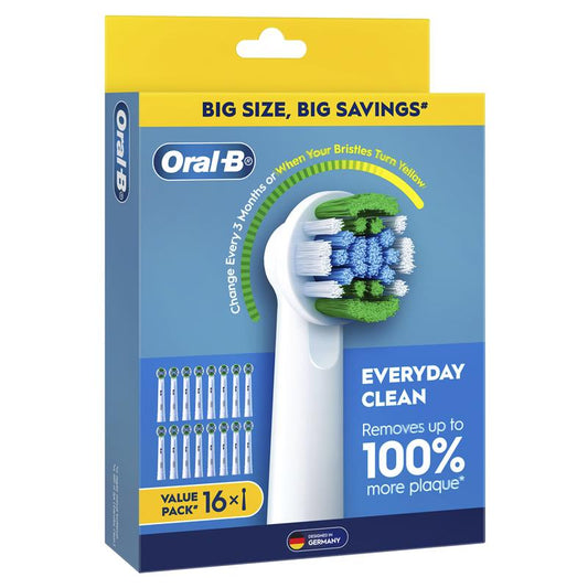 Oral-B Everyday Clean Electric Toothbrush Replacement Heads - 16 Pack – view 2 - Auzzistore