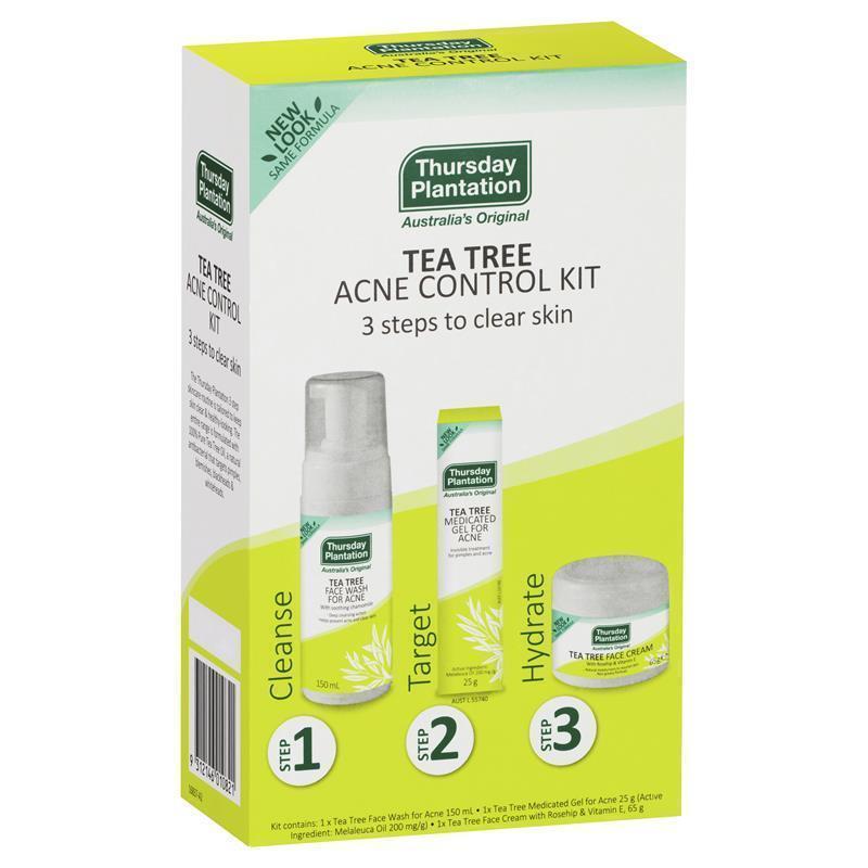 Thursday Plantation Tea Tree Clear Skin and Acne Control Pack - Auzzi Store