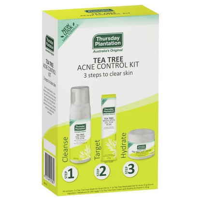 Thursday Plantation Tea Tree Clear Skin and Acne Control Pack - Auzzi Store