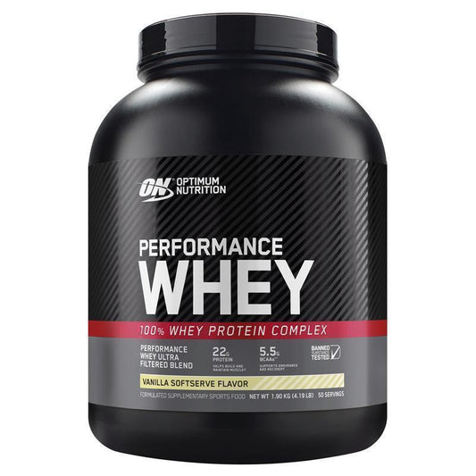 Optimum Nutrition Performance Whey Vanilla (1.95kg) - Auzzistore