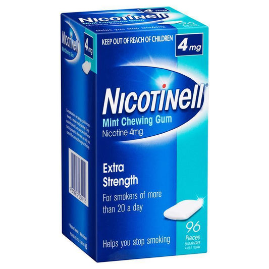 Nicotinell Chewing Gum 4mg Mint - 96 Pieces-Auzzi Store