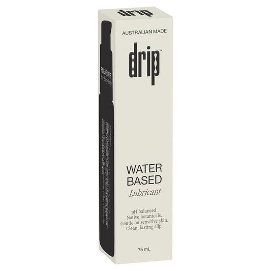 drip Water-Based Lubricant 75ml Natural, Fragrance-Free, Sensitive Skin - Auzzistore