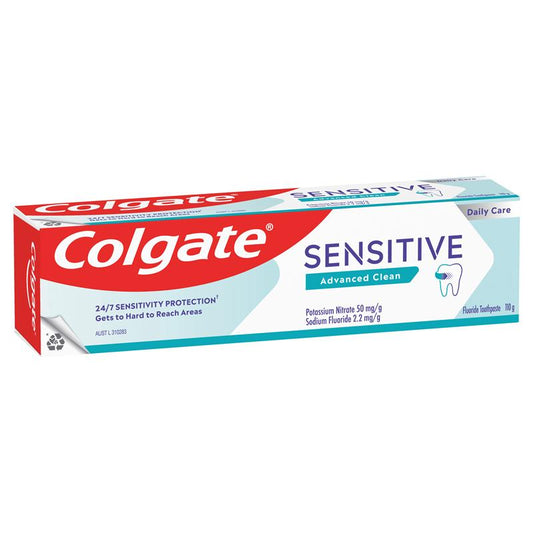 Colgate Sensitive Teeth Pain Advanced Clean Toothpaste 110g - Auzzi Store