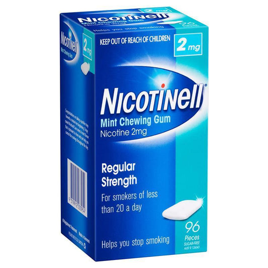 Nicotinell Chewing Gum 2mg Mint - 96 Pieces-Auzzi Store