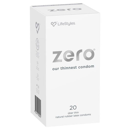 LifeStyles Zero Condoms 20 Pack - Ultra-Thin Protection - Auzzi Store