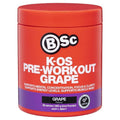 BSc K-OS Pre-Workout Grape 300g - Unleash Your Workout Potential