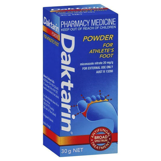 Daktarin Powder for Athlete's Foot - 30g Antifungal Treatment-Auzzi Store