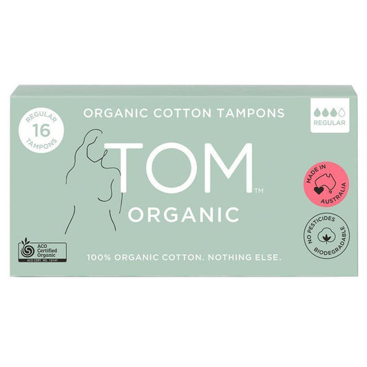TOM Organic Regular Tampons - 16 Pack-Auzzi Store