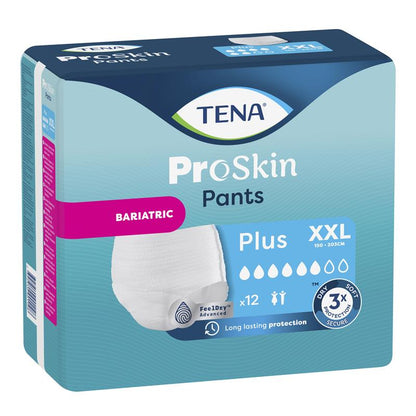 TENA ProSkin Bariatric Incontinence Pants XXL 12-Pants – Odor Control