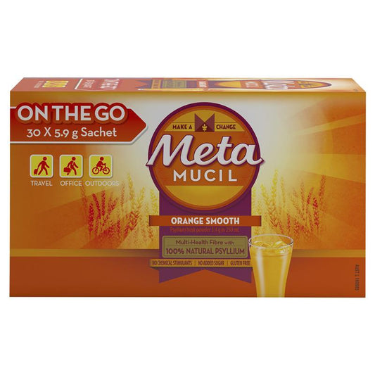 Metamucil Smooth Orange - 30 Dose - Auzzi Store
