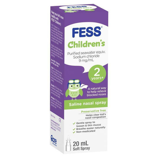Fess Children's Nasal Spray 20ml - Gentle Nasal Relief for Kids-Auzzi Store