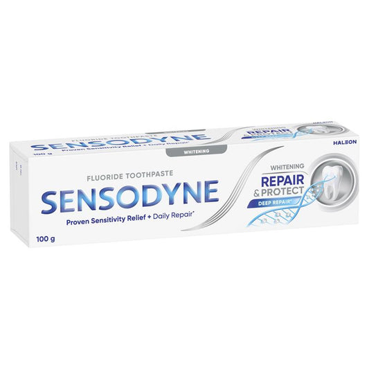 Sensodyne Sensitive Teeth Pain Repair & Protect Whitening Toothpaste 100g - Relief for Sensitive Teeth-Auzzi Store