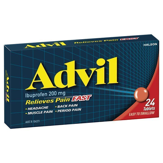 Advil Ibuprofen Pain Relief Tablets - 24 Count-Auzzi Store