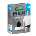 Depend Men Washable Incontinence Underwear Medium - Comfort & Confidence