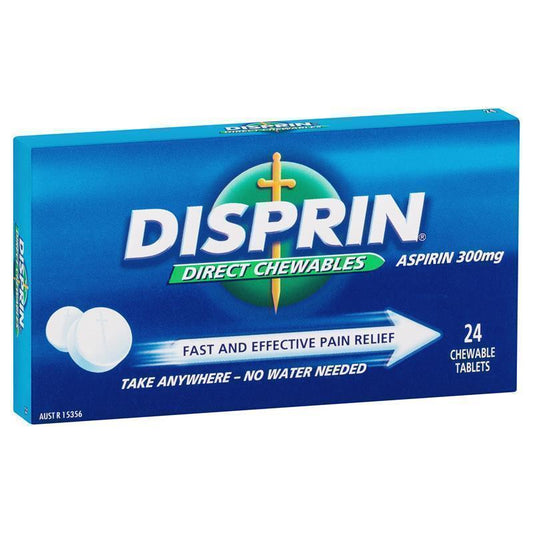 Disprin Direct 24 Chewable Tablets for Fast Pain Relief