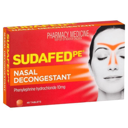 Sudafed PE Nasal Decongestant Tablets - 48 Pack-Auzzi Store
