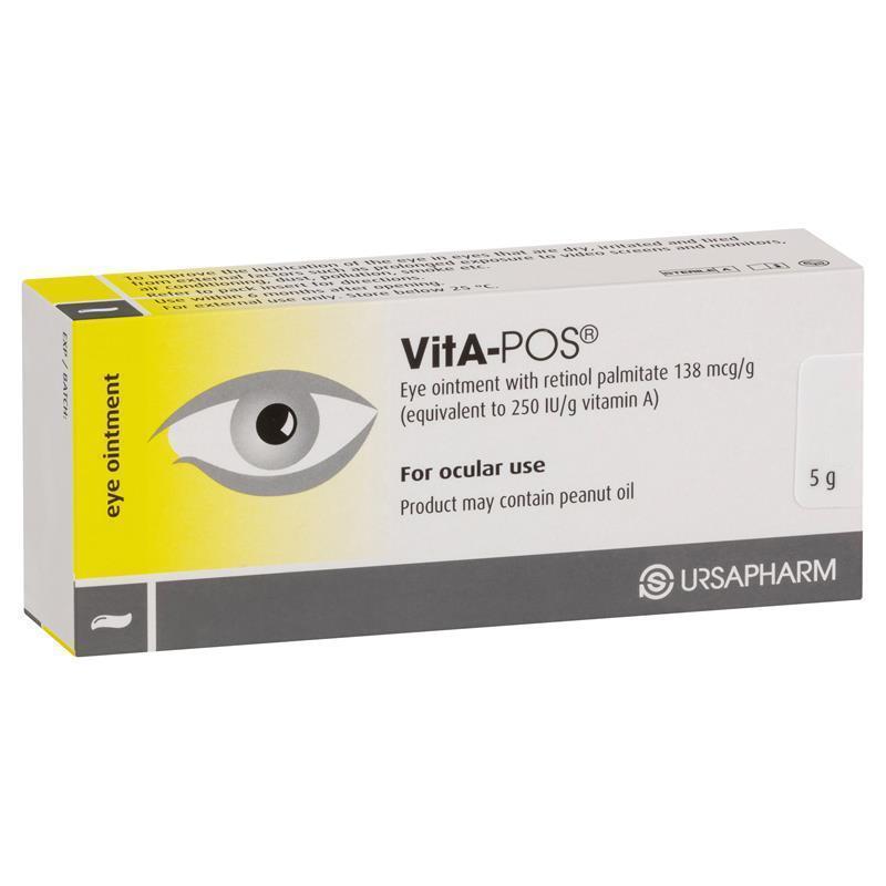 VitA-POS Eye Ointment 5g - Nighttime Relief for Dry Eyes - Auzzi Store