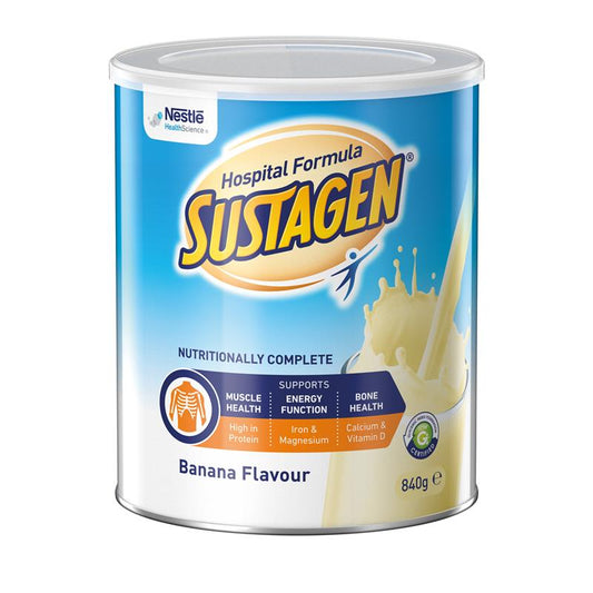 Sustagen Hospital Formula Banana High Protein Nutritional Supplement 840g - Auzzistore
