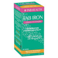 Fab Iron + B Complex 60 Tablets – Easy Absorb, Gentle Iron, B Vitamins