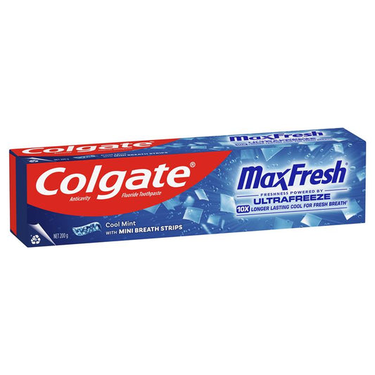 Colgate Max Fresh Toothpaste with Mini Breath Strips - 200g