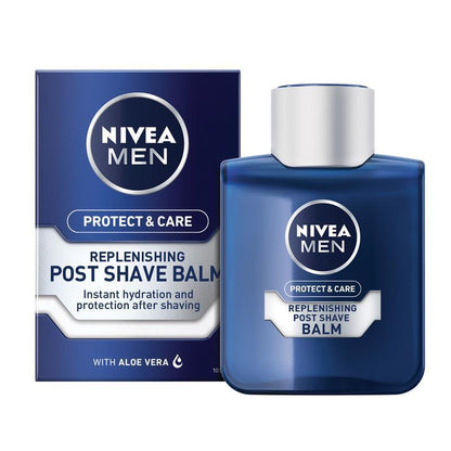 NIVEA MEN Protect & Care Post Shave Balm with Aloe Vera & B5, 100ml