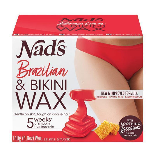 Nad's Brazilian & Bikini Wax 140g - Smooth Skin Solution-Auzzi Store