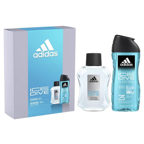 Adidas Ice Dive Eau de Toilette 100ml - Refreshing Fragrance Set-Auzzi Store