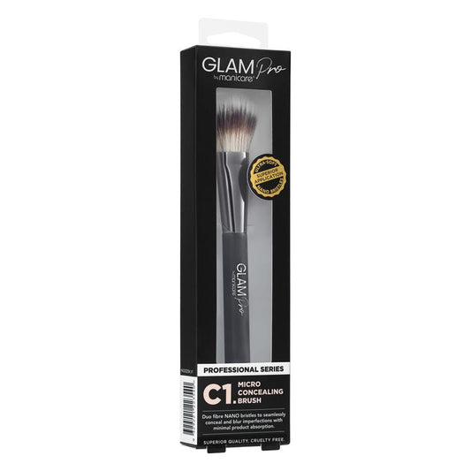 Glam By Manicare Pro C1 Micro Concealing Brush - Flawless Coverage – view 2