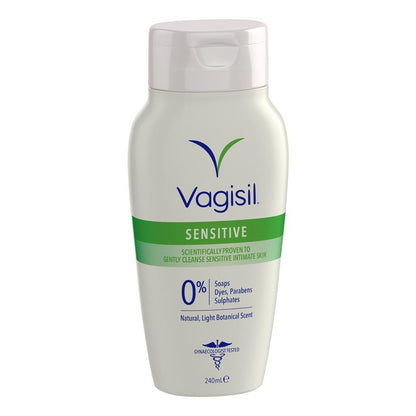 Vagisil Sensitive Intimate Wash 240ml – Non-Irritating, Paraben-Free Cleanser