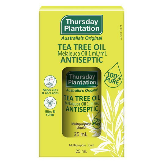 Thursday Plantation Tea Tree Oil 25mL - Pure Antiseptic Solution-Auzzi Store