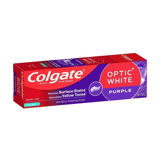 Colgate Optic White Purple Toothpaste 100g - Brighten Your Smile