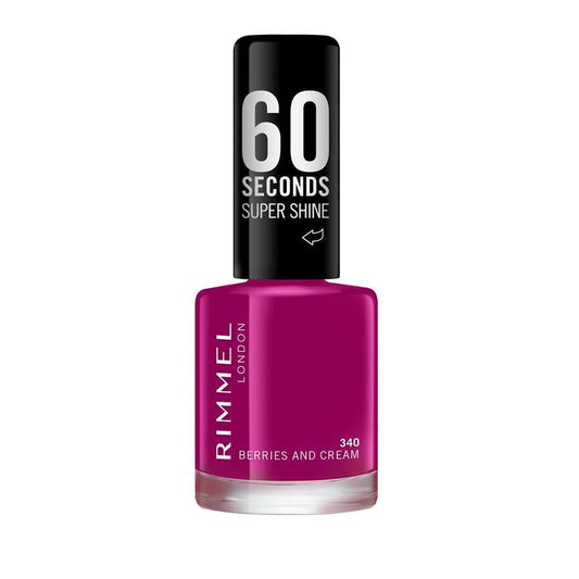 Rimmel 60 Seconds Nail Polish Super Shine Berries & Cream - Auzzistore