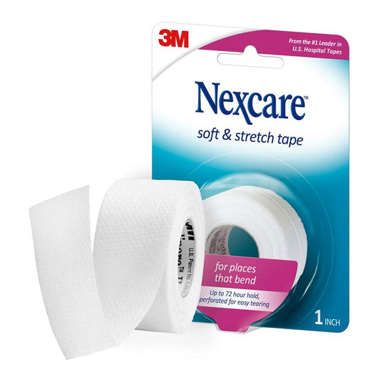 Nexcare Soft & Stretch Tape 25mm - Gentle and Flexible Support – view 2 - Auzzistore