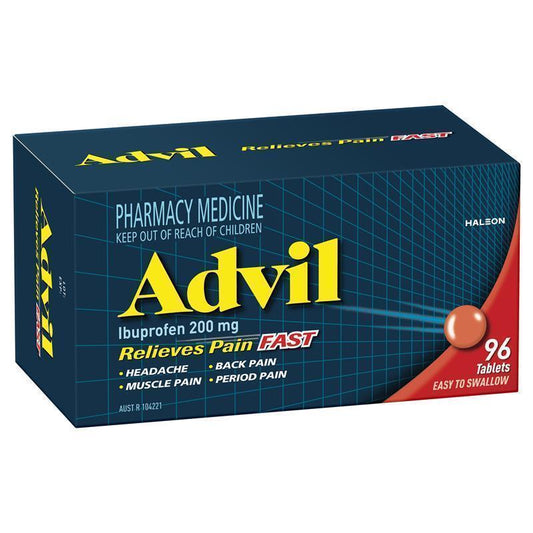 Advil Ibuprofen Pain Relief - 96 Tablets for Effective Pain Management - Auzzi Store
