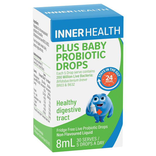 Inner Health Plus Baby Probiotic Drops 8mL for Digestion & Immunity – view 2 - Auzzistore